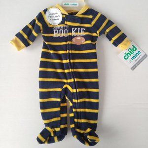 Carter ’s striped one piece "Mommy's Rookie" size preemie